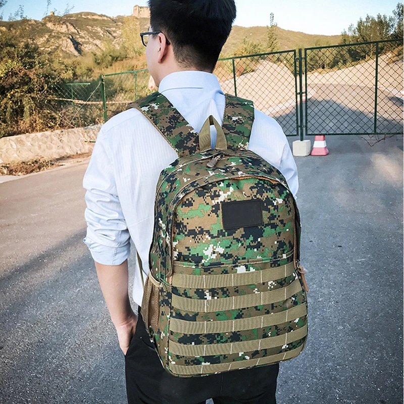 Camouflage Backpack Men Large Capacity Army Military Tactical Backpack Men Outdoor Travel Rucksack Bag Hiking Camping Backpack