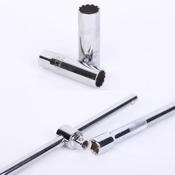

Spark Plug Sleeve Wrench Spark Plug Socket Disassembly Removal Tool 14mm Hot Sale