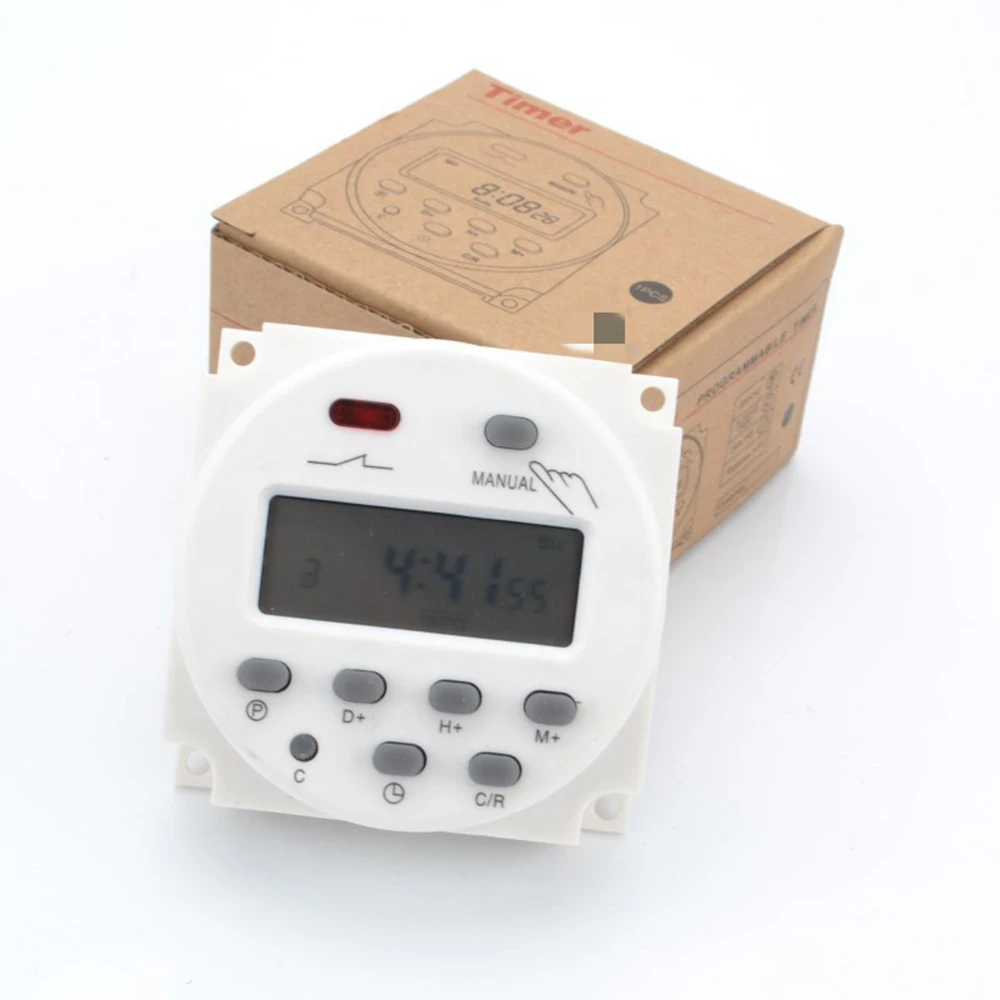 Cn101a 12v 24v 110v 240v Digital Lcd Power Timer Programmable Time