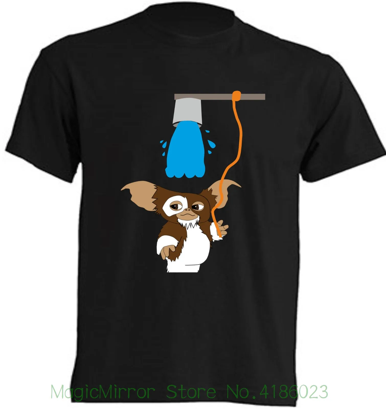 Camiseta - Gremlins Gizmo душевая Футболка-Ni?os Y взрослые модные летние парные футболки |