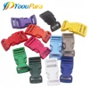 10pcs/pack 15mm Plastic Clasps Contoured Side Release Buckles For Paracord Bracelet Backpacks shoes Bags Cat Dog Collar Decor ► Photo 3/3