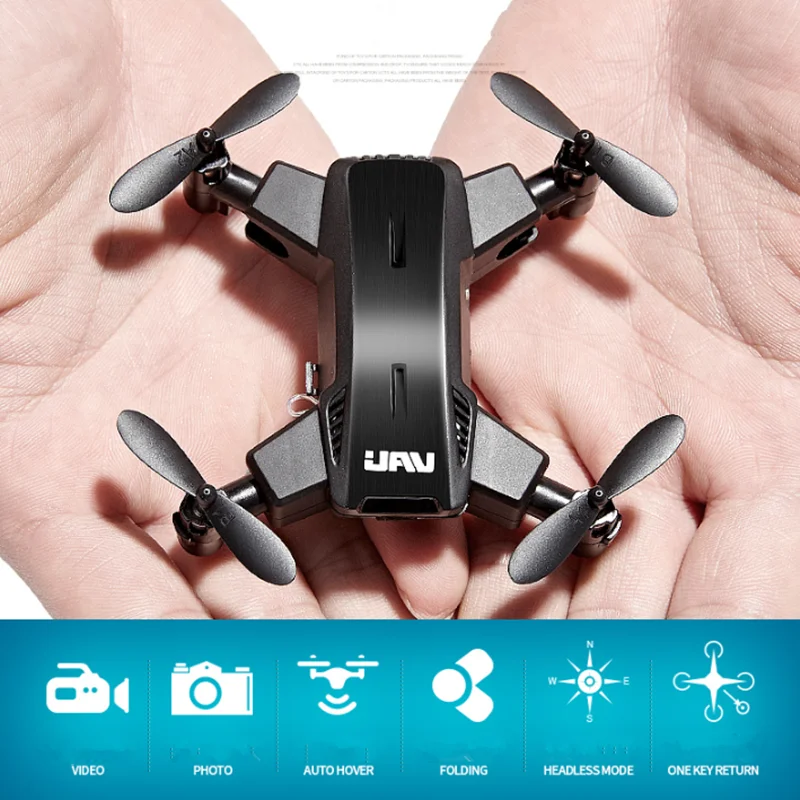 

S9 Foldable RC Mini Drone Pocket Drone Micro Drone RC Helicopter With WIFI FPV 0.3MP Camera 360 Degree Flip Drone for Newcomer