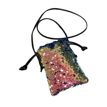 

Larger Capacity Sequined Shoulder Bag Fashion Women Bling Shiny Glitter Sequins Sparkling Shoulder Bags Handbag