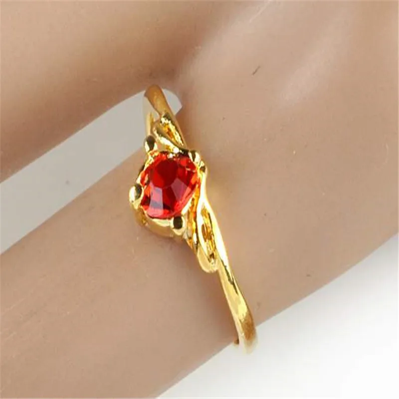 20pcs Mixed Colors Zircon Crystal Rhinestone Rings For Women zircon rings crystal rings