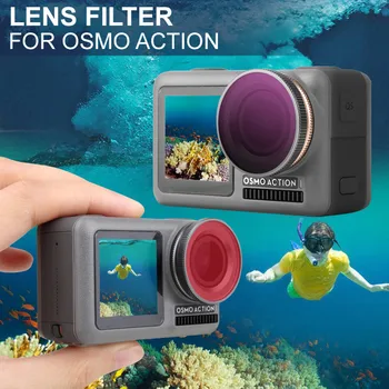 

Ouhaobin Hot selling 2Pcs Camera Lens Diving Filter for DJI OSMO Action Camera Tropical Shallow Water - Purple/ Red 20JUL 9