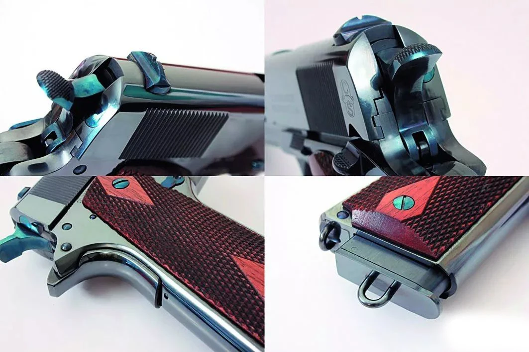 TOtrait 1 пара colt 1911 Профессиональный G10 рукоятки ножа патч текстурированный материал весы Нескользящие заготовки для 1911 захватов 2 шт. красный