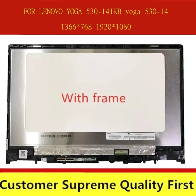 Genuine14 0 Hd Fhd Lcd Display For Lenovo Yoga 530 14 530 14ikb Yoga 530 14arr Flex 6 14touch Screen Digitizer Lcd Assembly 81h9 Aliexpress Computer Office