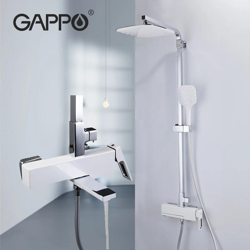GAPPO белый смеситель для душа G2417 8|Смесители душа| |