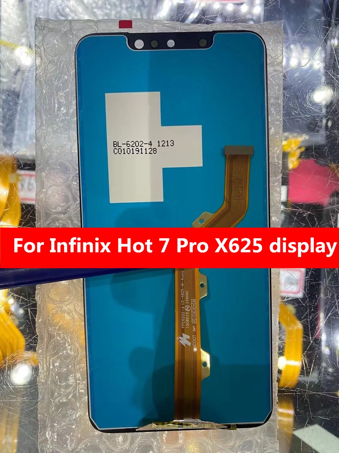 

ЖК-экран для Infinix X625, ЖК-дисплей, сенсорный экран, дигитайзер, Infinix Hot 7 Pro X625, ЖК-экран в сборе