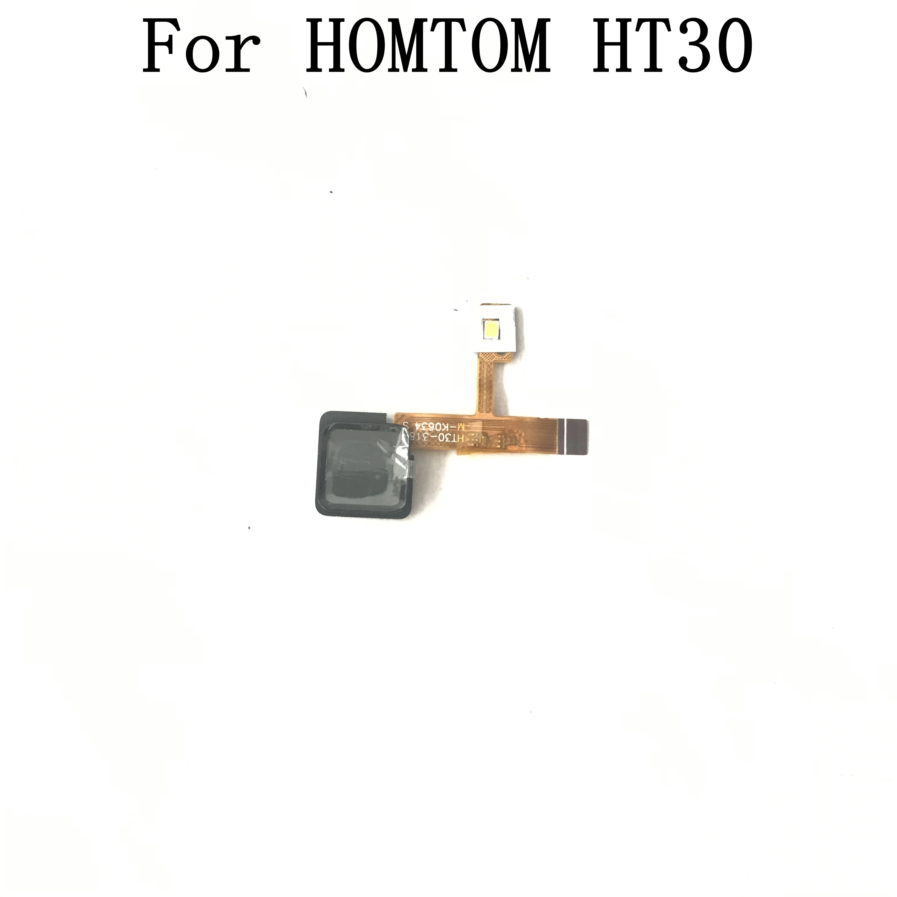 Used HT30 используется кнопка датчика отпечатков пальцев с гибким кабелем FPC for HOMTOM HT30 ремонт починка Замена части