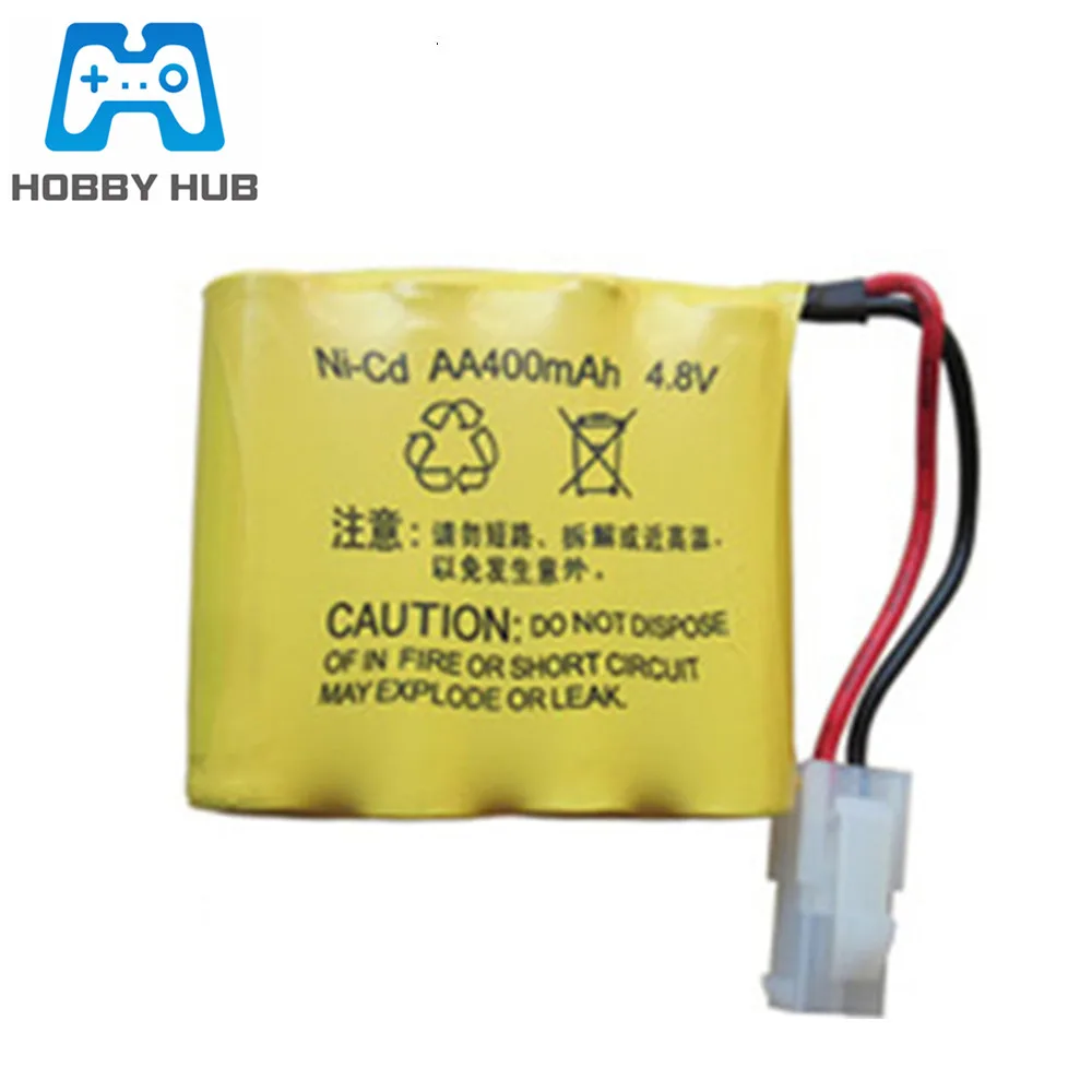 

HOBBY HUB 4.8V 400mAh Ni-Cd Rechargeable battery pack For Huanqi 508 550 605 611 RC Car on the 5th AA batteries