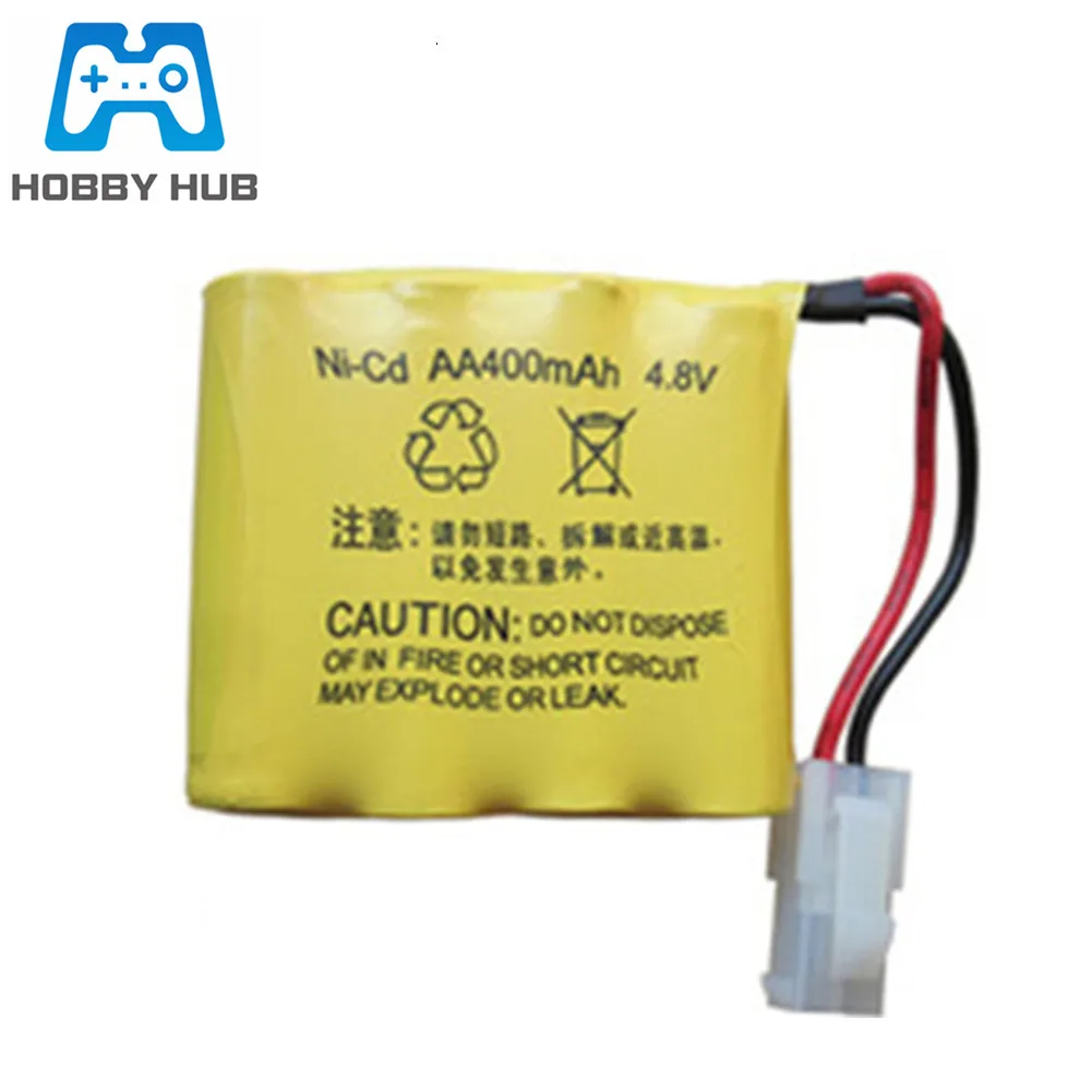 Набор перезаряжаемых Ni Cd аккумуляторов HOBBY HUB 4 8 в 400 мА/ч для Huanqi 508 550 605 611 RC Car на 5