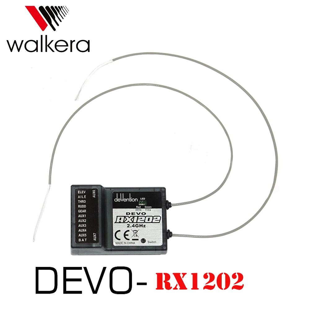 Радиоуправляемый приемник Walkera DEVO RX1202 2 4 ГГц 12 каналов для передатчик