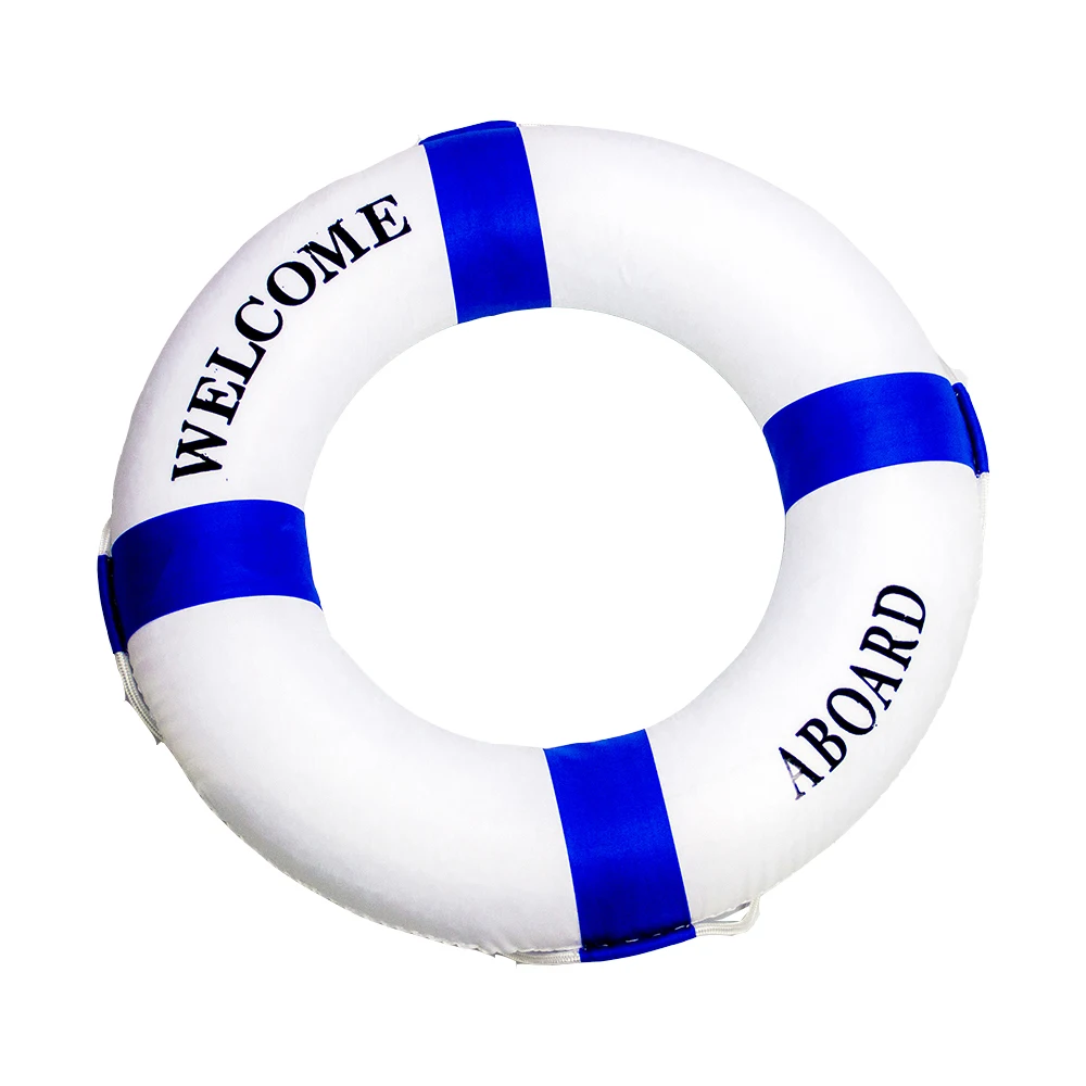 Solid Foam Lifebuoy Double Thickening Rescue Swimming Lifesaving Ring Floating Lifesaving Swimming Lifebuoy Watersport Accessary