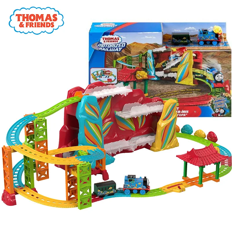 

Original Thomas Rainbow Mountain Track Set The Movie Series Train Educational Boys Trackmaster New Toys for Kids Playset 2019