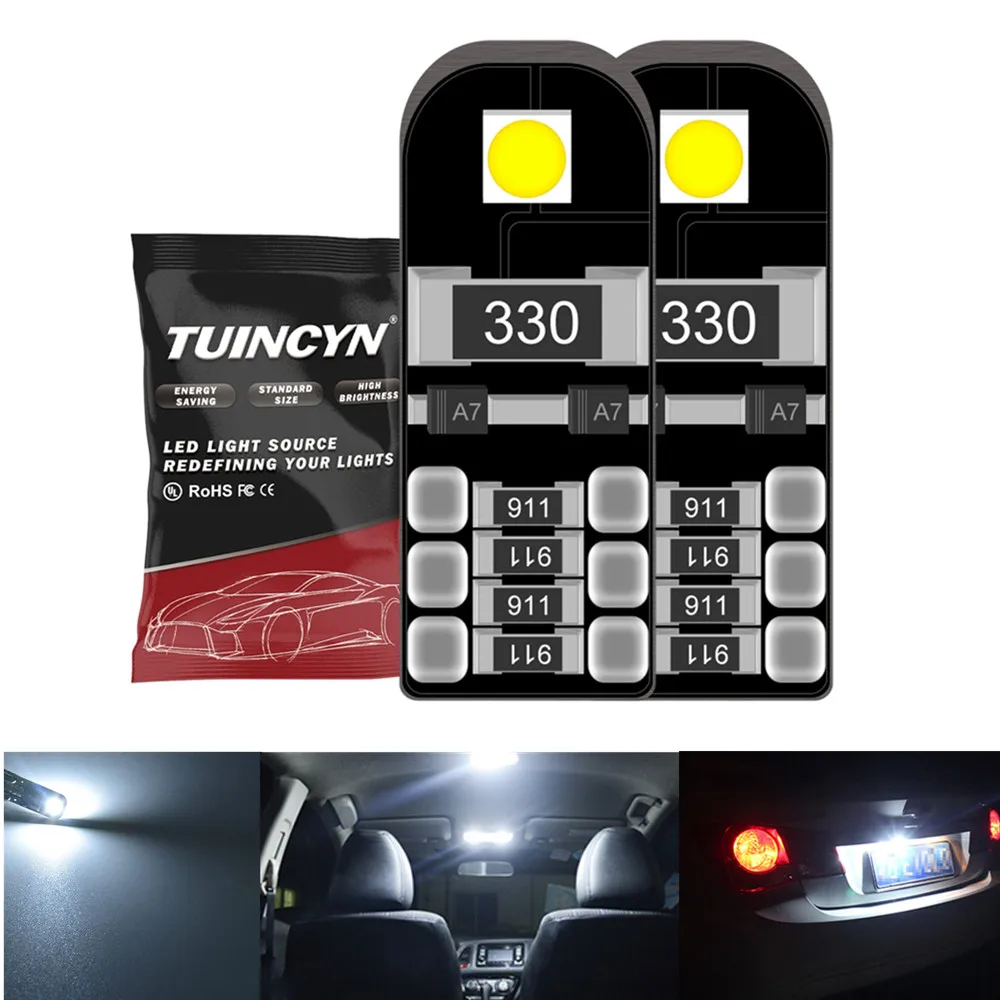 

W5W LED T10 LED Car led running lights for Car accessories T10 W5W Led Bulb Canbus Error Free 194 168 Car Interior Lights Bulb