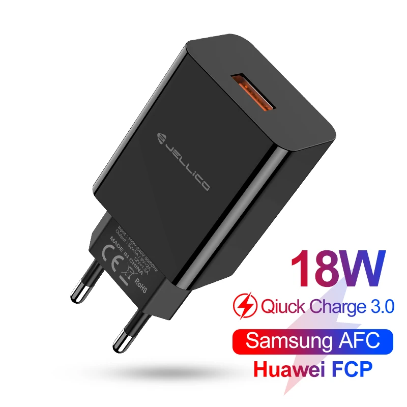 Быстрая зарядка 3 0 QC 18 Вт USB зарядное устройство для Xiaomi Redmi Note 9 8 7 QC3.0 настенное iPhone