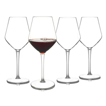 

2Pcs Plastic Red Wine Glasses Tritan Unbreakable Glass Cup Champagne Flutes Home Wedding Party Bar Drinking Glasses Gifts 425ml