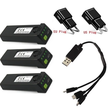 

Battery with charger for GD89 GW89 GF86 M65 Z20 Drone 3.7V 1200mah lipo battery for Global Drone ANU GF86 For EXA GD89 toy parts