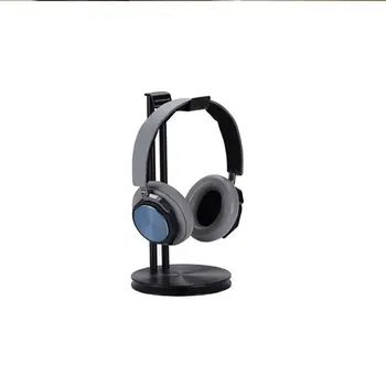 

Aluminum Earphone Hanger Headset Holder Headphone Bracket Desk Display Stand With Supporting Bar And Solid Base