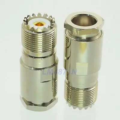 DHL/EMS 50 шт. разъем UHF SO239 Джек зажим RG8 RG213 RG165 LMR400 7D-FB кабель-d2