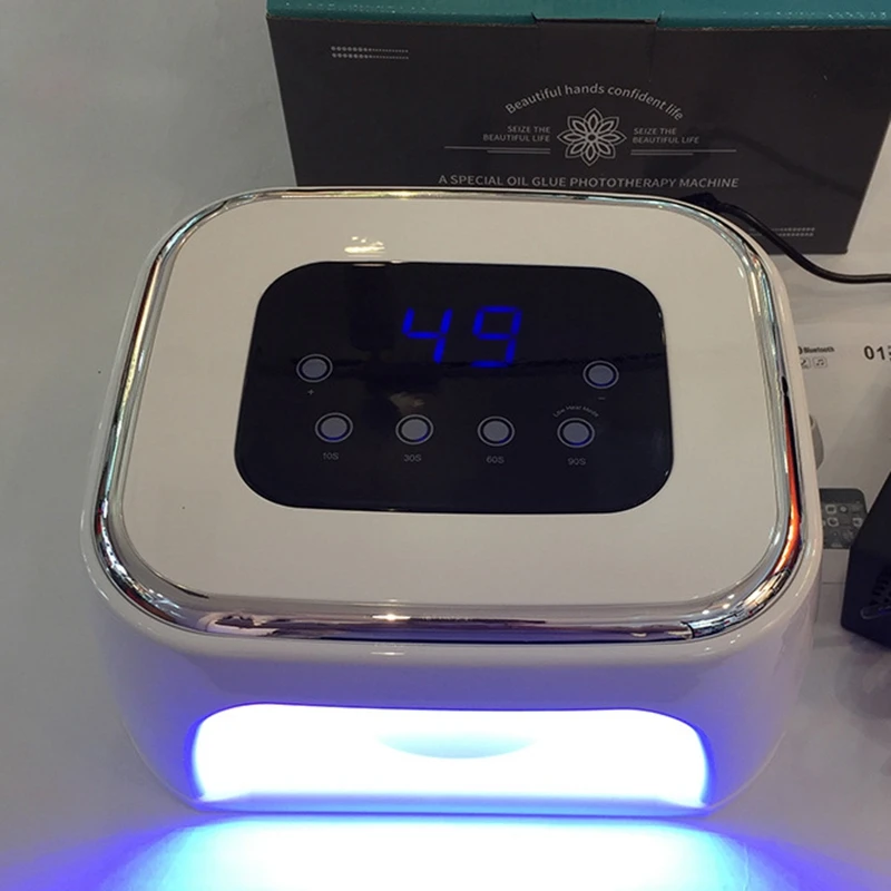 Bluetooth динамик громкий динамик 99 Вт Светодиодная УФ лампа для ногтей светильник для ногтей гель-сушилка отверждающая машина инструменты для дизайна ногтей ЖК-дисплей Синхронизация Dryin