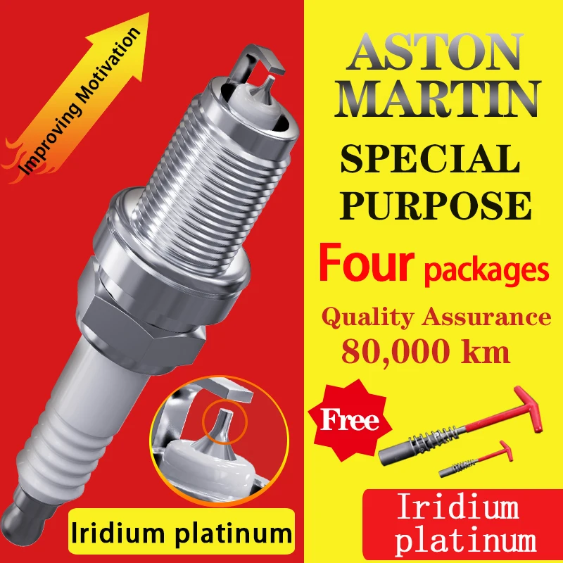 4 шт./подходит для Aston Martin V8 Vantage Vanquish DB11 DBS V12 DB9 Virage Rapide Iridium Платиновые Свечи
