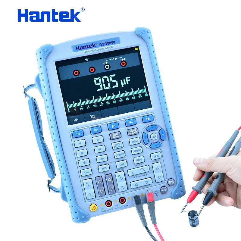 Hantek портативный осциллограф 5 в 1 60 МГц DSO8060 DMM/анализатор спектра/счетчик
