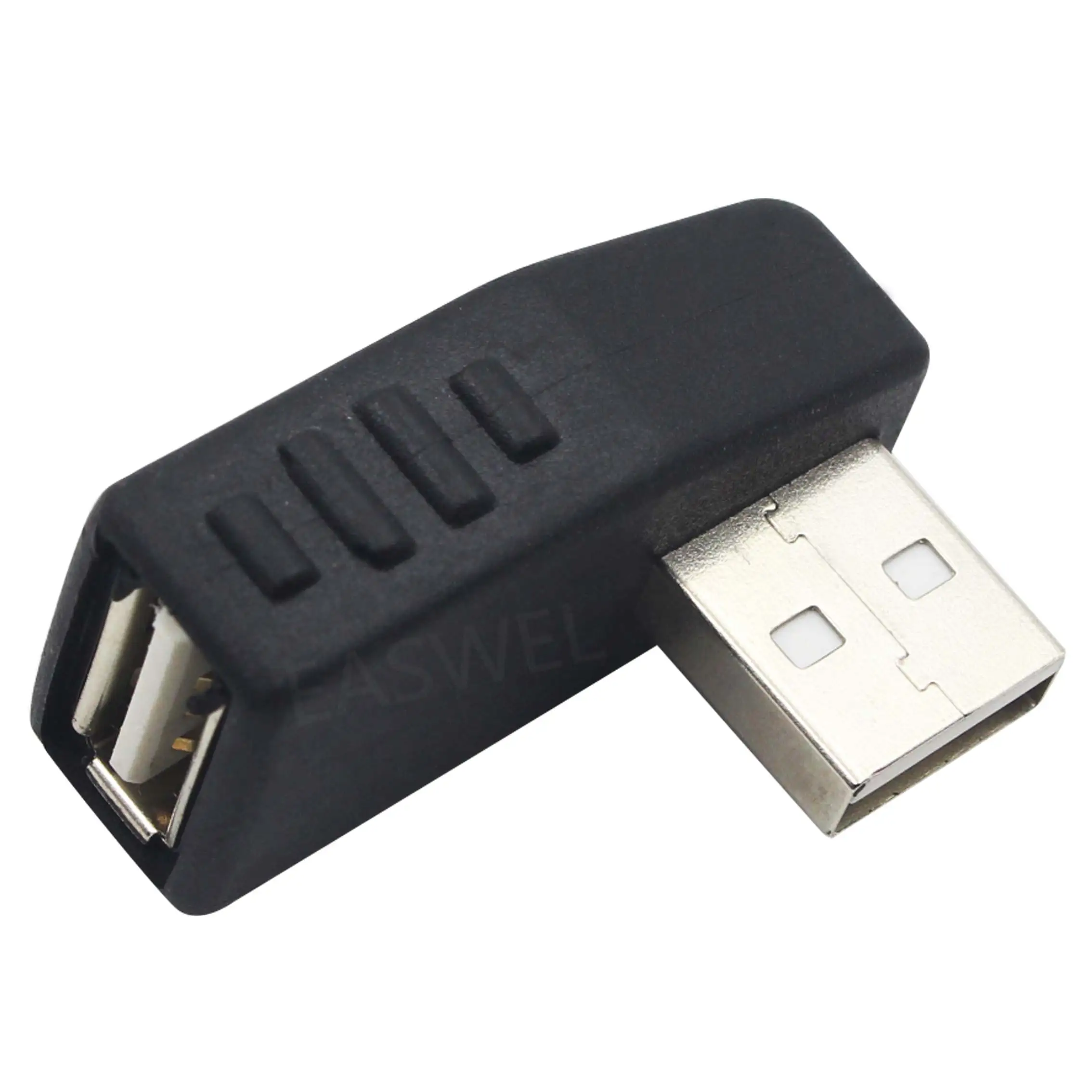 50 шт USB 2,0 левая сторона мужчины к женскому 90 градусов адаптер с прямым углом
