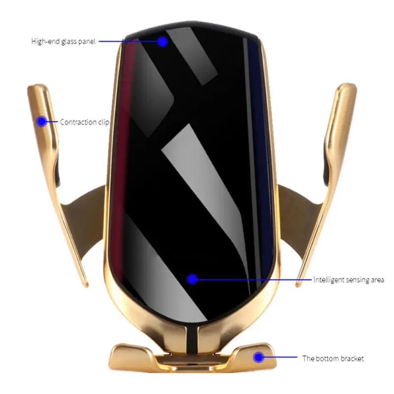 Автомобильный держатель для телефона iPhone XR XS X для samsung Gravity Air Vent автомобильное крепление интеллектуальный сенсорный датчик держатель для мобильного телефона Подставка