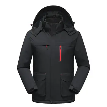 

1239 intelligent Constant Temperature Heating carbon fiber heating stormsuit Travel coat winter For men