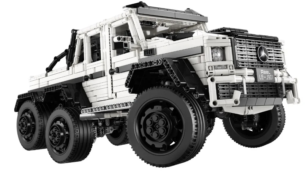 AMG G63 двигатель RC масштаб 1:8 BEnz 6X6 совместимый Technic MOC строительные lepinbricks блоки кирпичи обучающая модель игрушки подарки