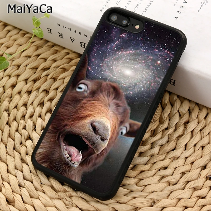 Чехол для телефона MaiYaCa с козой iPhone X XR XS 11 12 13 Pro MAX 5 6 7 8 Plus Samsung Galaxy S8 S9 S10 | Мобильные