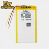 Three wire battery.3.7V 4000mah (polymer lithium ion battery) Li-ion battery for tablet pc 7 inch MP3 MP4 [357095] ► Photo 3/4