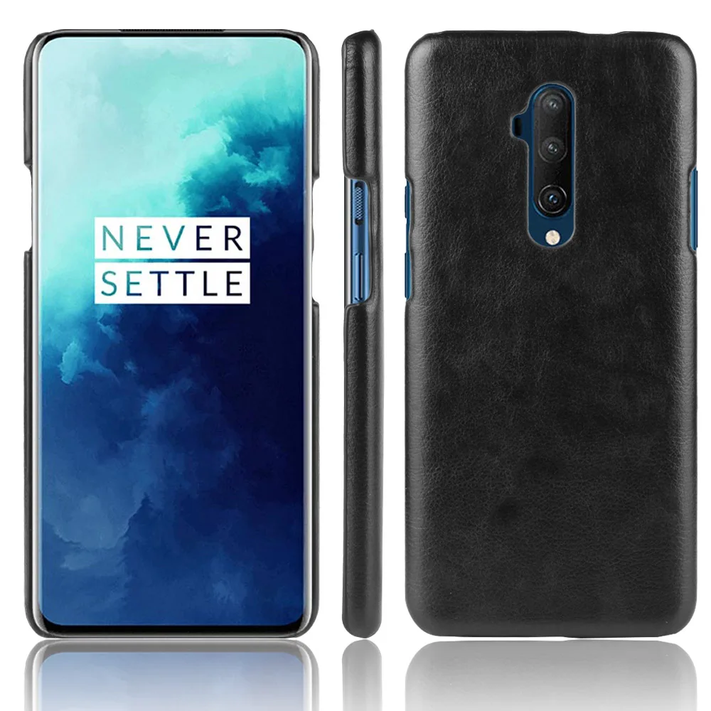 Litchi узор PC+ PU телефон кожаный жесткий чехол для Oneplus 7T PRO Oneplus 7 PRO 7T 7 6T 5T Oneplus5T Oneplus6T - Цвет: 4