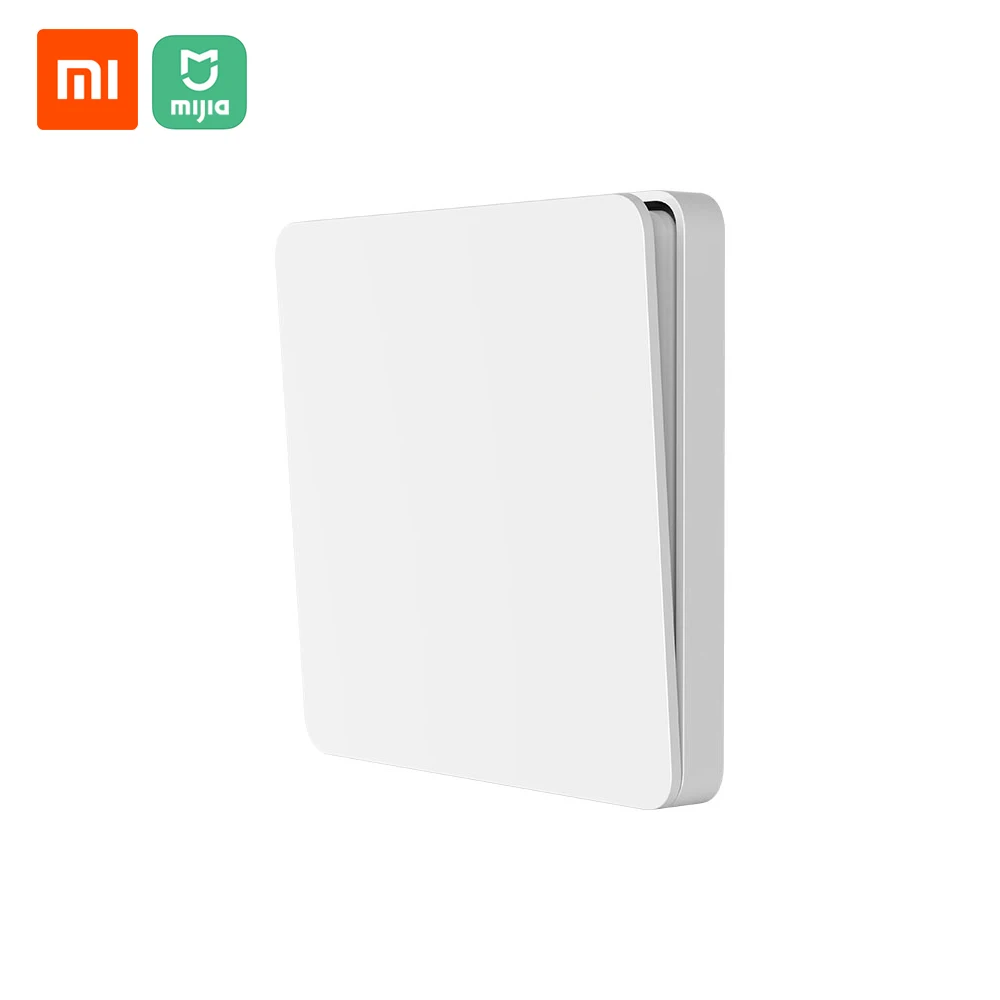 Оригинальный умный выключатель Xiaomi Mijia настенный с одним двойным открытием два