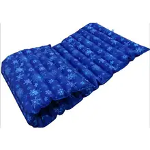 Летний синий узор волна Текстура индивидуальное охлаждение воды матрас складные коврики с подушками подушка