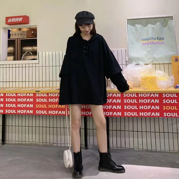 Сейлор Мун звезды печати Мода Ins kawaii сладкий Забавный Harajuku повседневная личность Свободные повседневные женские толстовки с капюшоном