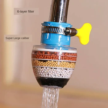 

Universal Interface Faucet Filter Household Kitchen Tap Water Purification Anti-Spill Shower Universal Water-Saving Water Filter