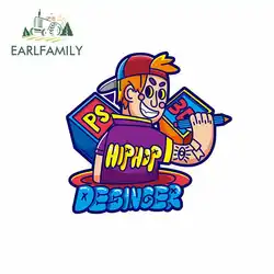 EARLFAMILY 13 см x 12 см для Desinger аниме мультфильм забавные виниловые наклейки на машину JDM бампер багажник грузовик графика водонепроницаемый