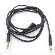2 м высокое качество аудио кабель для наушников с регулятором громкости для Astro A10 A40 G233 модель игровой гарнитуры