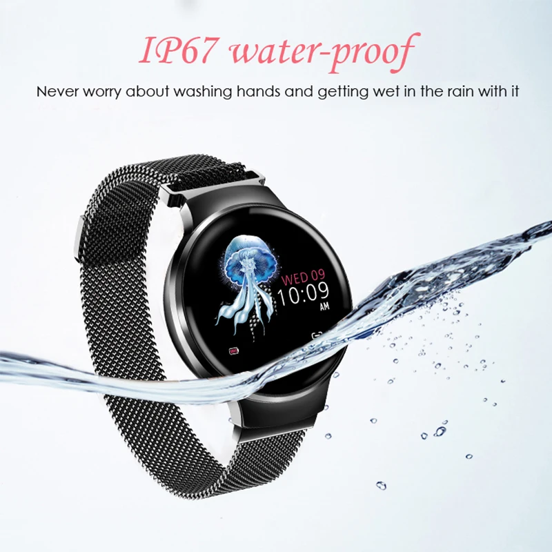  H5 Smart Watch Women Android Watch Fashion Fitness Bracelet Smartwatch with Heart Rate Blood Pressu - 4000090254387