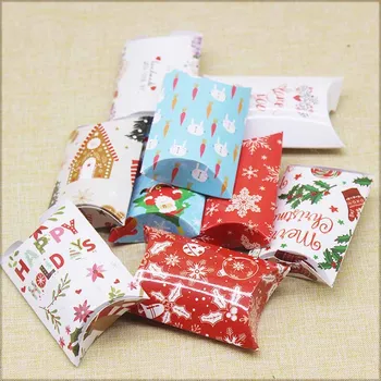 

50/100pc jewelry package box DIY Handmade christmas gifts display box Lovely animals pattern party suppiles babyshow favors box