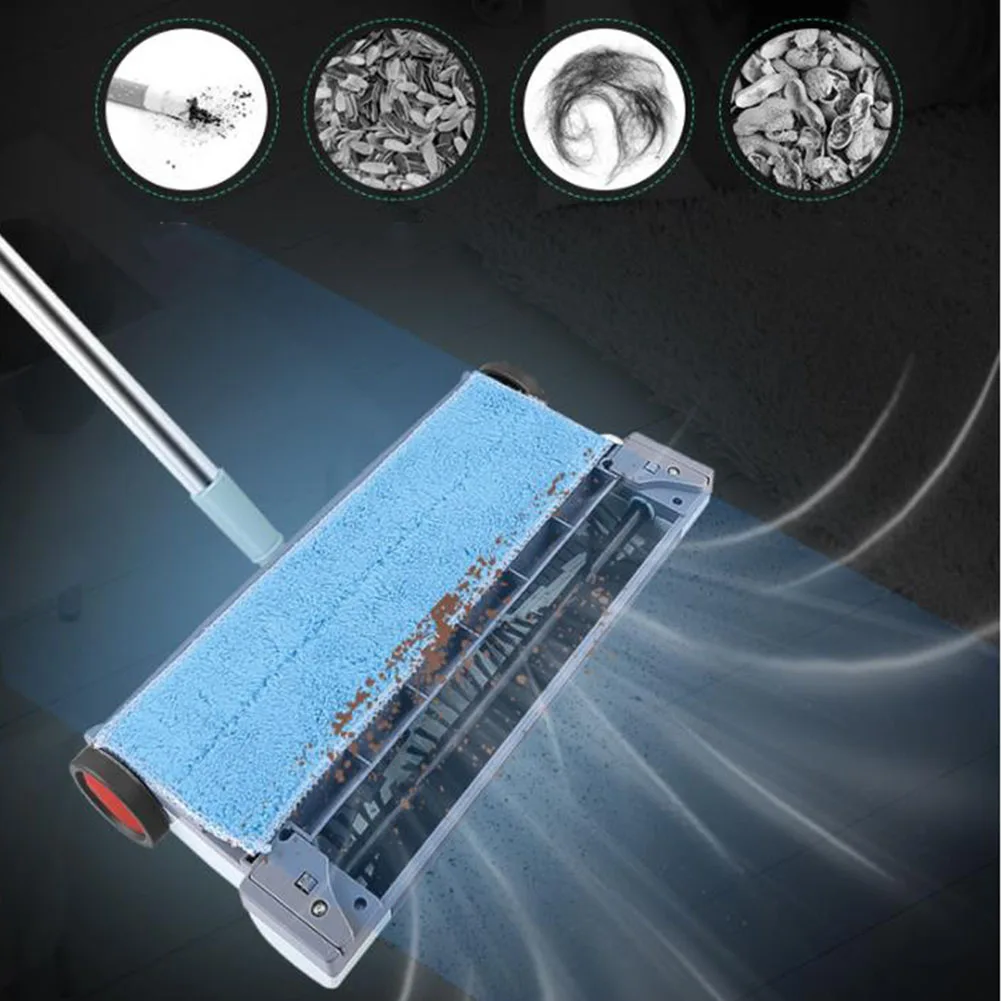 

2 In 1 Catcher Battery Powered ABS Sweeping Handheld Cleaning Household Broom Electric Vacuum Cleaner Mopping Machine Wireless