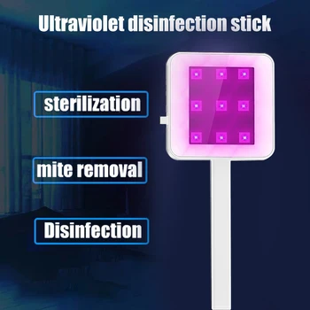 

LED Portable Sterilize Lamp Lightweight Home UV-C Office Home Indoor Killing Sterilizing UV Handheld Kill Mites Lights