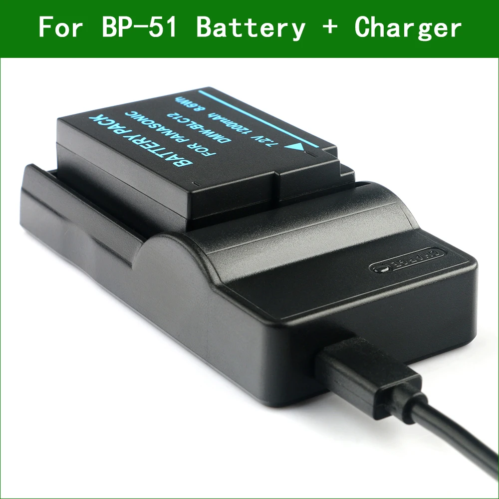 Caricabatteria Per Fotocamera Digitale Bp-51 Bp51 + Caricabatterie Per Sigma Dp1 Dp2 Dp3 Quattro Per Sigma Fp