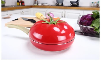

Hot Sale Fruit Frying Pan Cooking Pot Color Saucepan Ceramic Pan Grill Pan Induction Cooker Gas Aluminum Cookware Drop Shipping