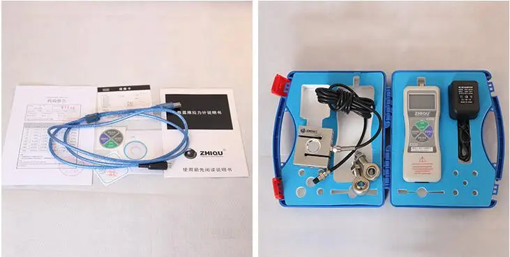 DS2-1000N/100kg High Precision Digital Display External Push-pull Dynamometer Ex