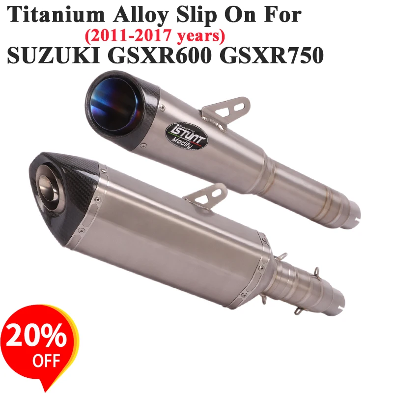2007 gsxr 600 slip on exhaust
