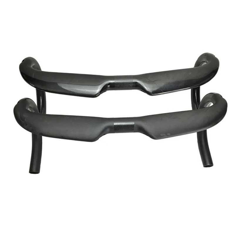 

Full Carbon Fiber Road Bike Handlebar Lightning Model Carbon Fiber Road Handlebars Cycling Parts Bend Handlebar 31.8mm x 400mm